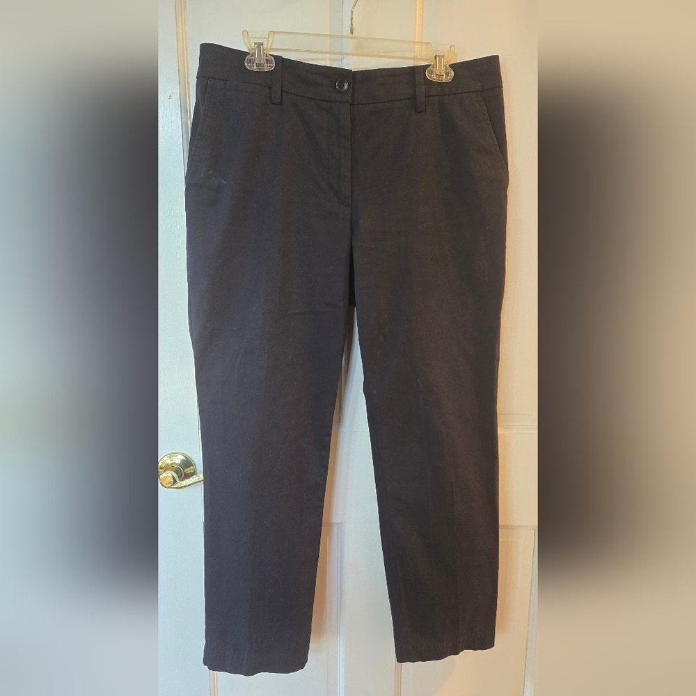 *final price* Talbots Perfect Chino Navy 5 pockets 28¼ inseam sz 12P